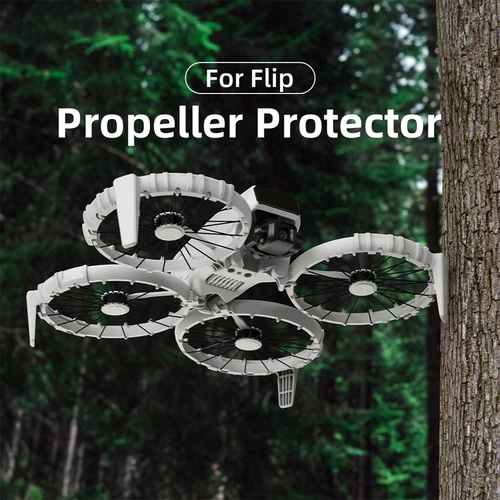 Imagen 2 del producto Para DJI Flip Drone funda protectora de hélice anillo anticolisión ligero Protector de parachoques Protector de paleta accesorios para Dron