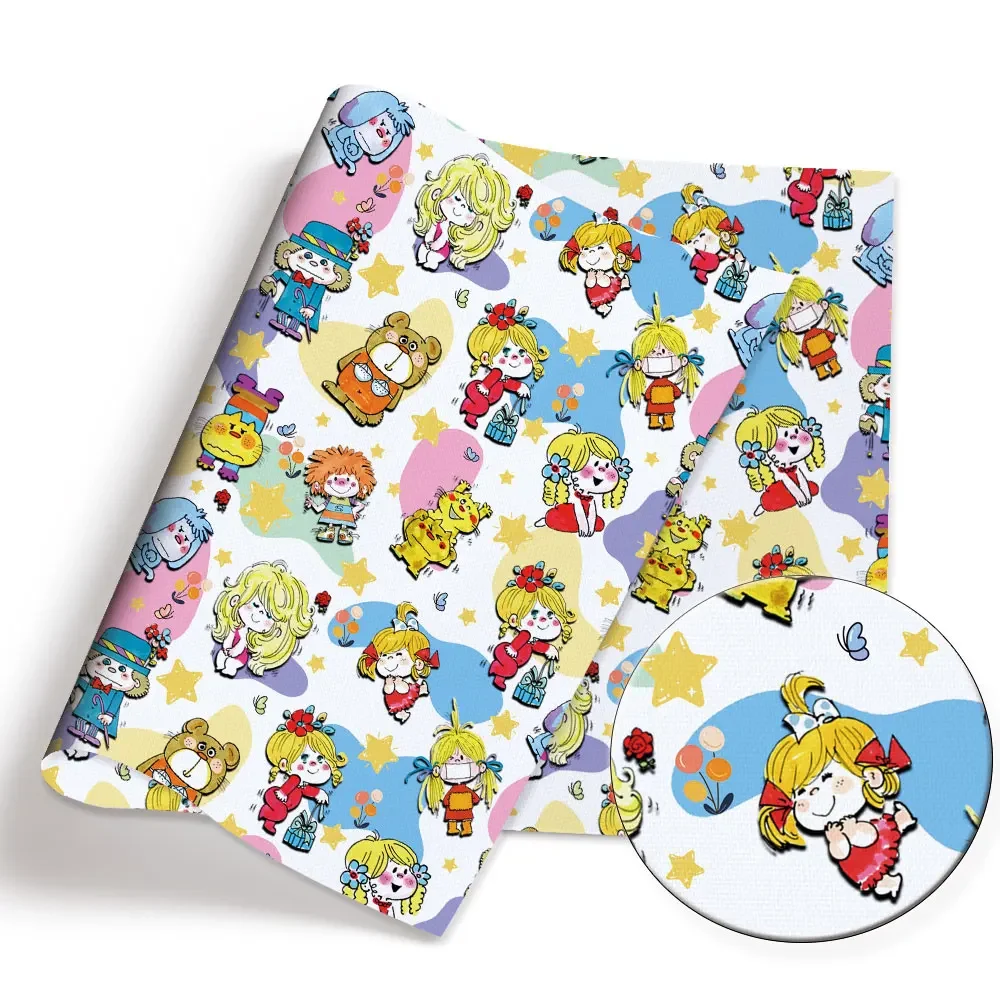 الكرتون النسيج الساخن DIY140 * 50 سنتيمتر اليدوية الخياطة خليط اللحف فستان طفل ورقة المنزل قماش مطبوع النسيج الخياطة الاطفال فابري