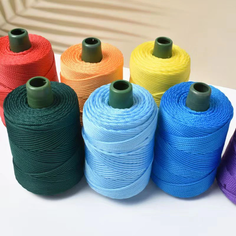 1pc 230g Crocheting light weight Rope cool Hollow yarn to crochet Summer Sun Hat Hand Knitting thick threads bag hat Cushion