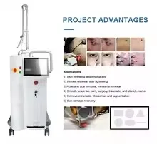 Nouvelle conception de machine de traitement au laser fractionné au CO2 Fotona 4D 10600 nm, machine de beauté au laser pour la réparation des cicatrices d'acné