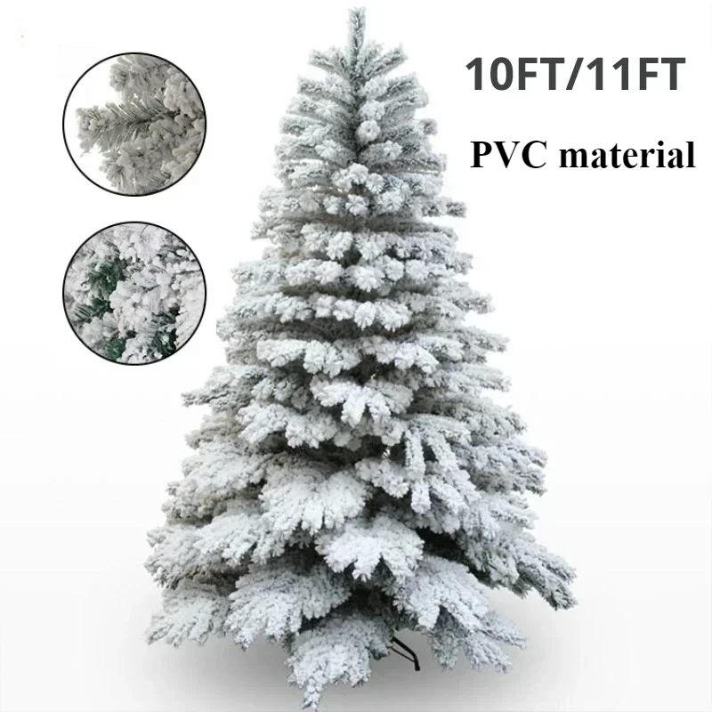 

Large Christmas Tree PVC Encrypted White Snowflake Christmas Tree 1.2M/1.5M/1.8M Christmas Party Home New Year Decoration