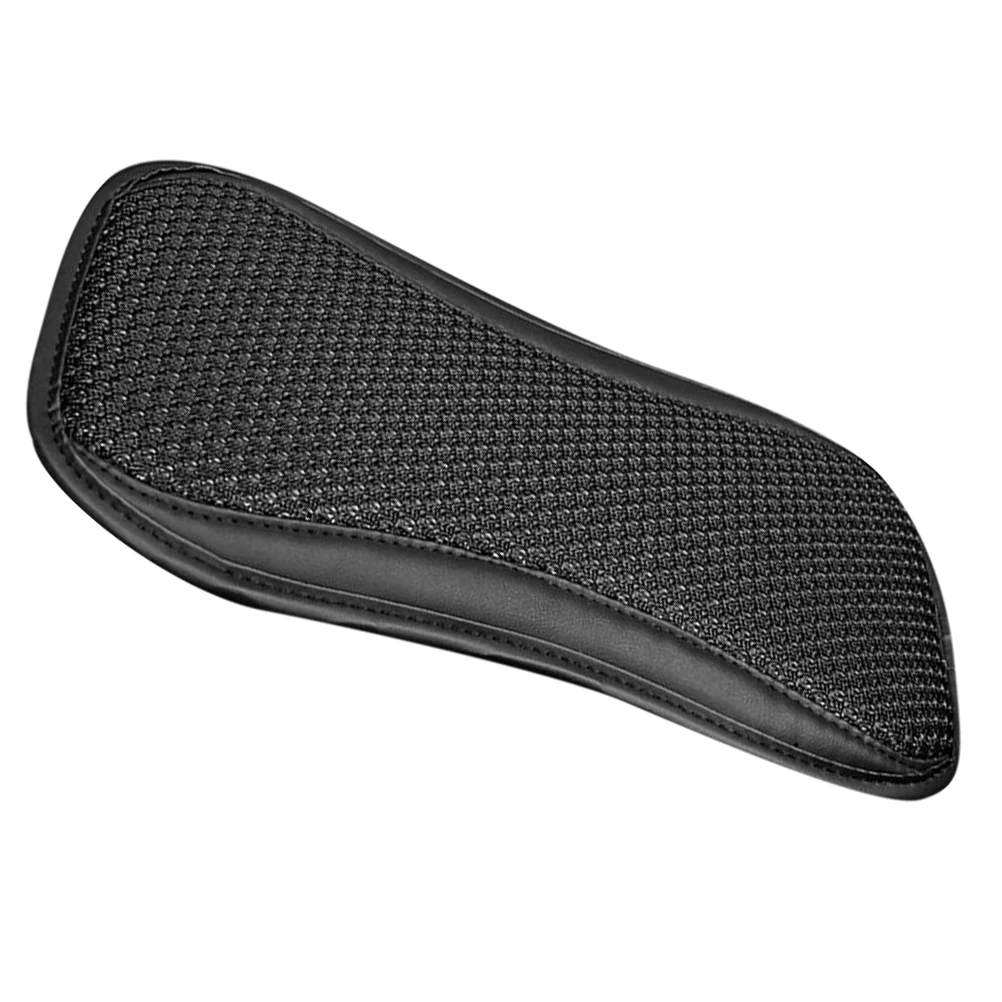 

Ice Silk Box Mat Black ColorUniversal Breathable Armrest Cover For Car Armrest Cover for Car Central Console Pad Protector