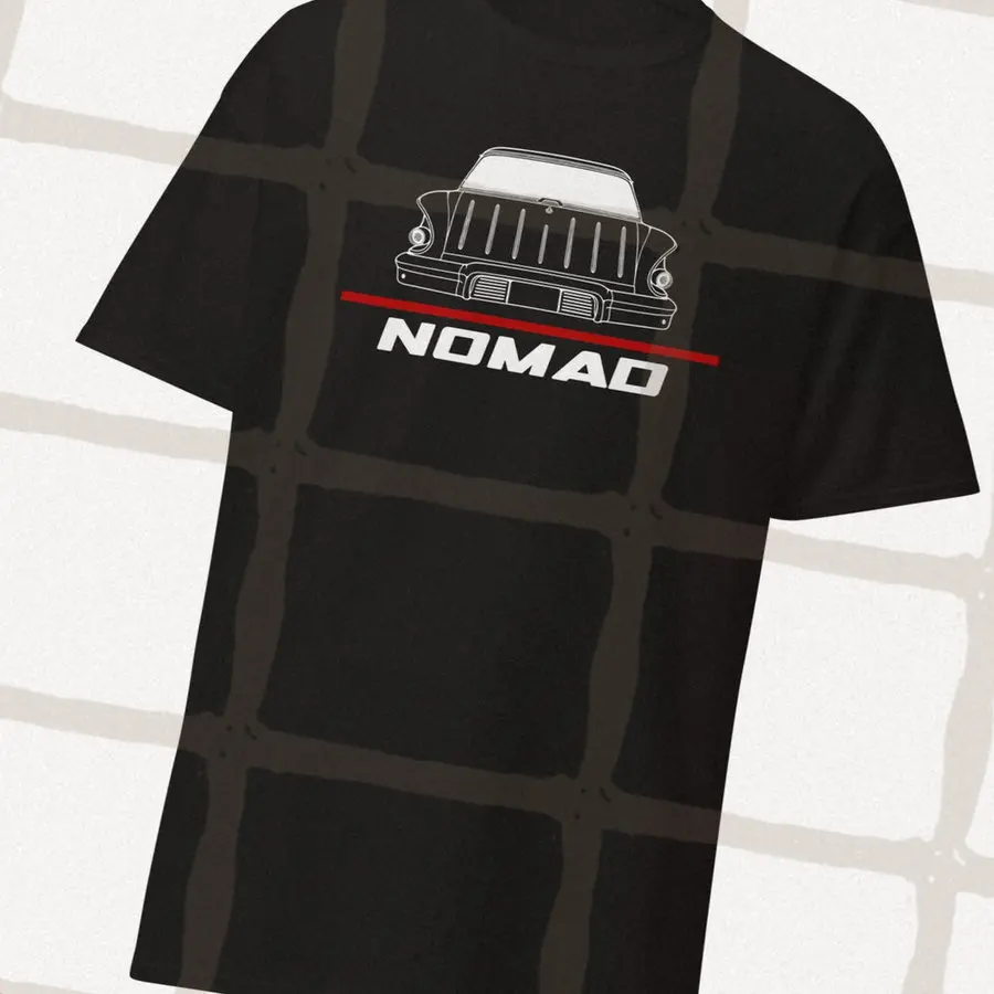 

Car Lovers T-shirt Chev car Nomad Men's and Women's Short-Sleeved with Patterns for Summer