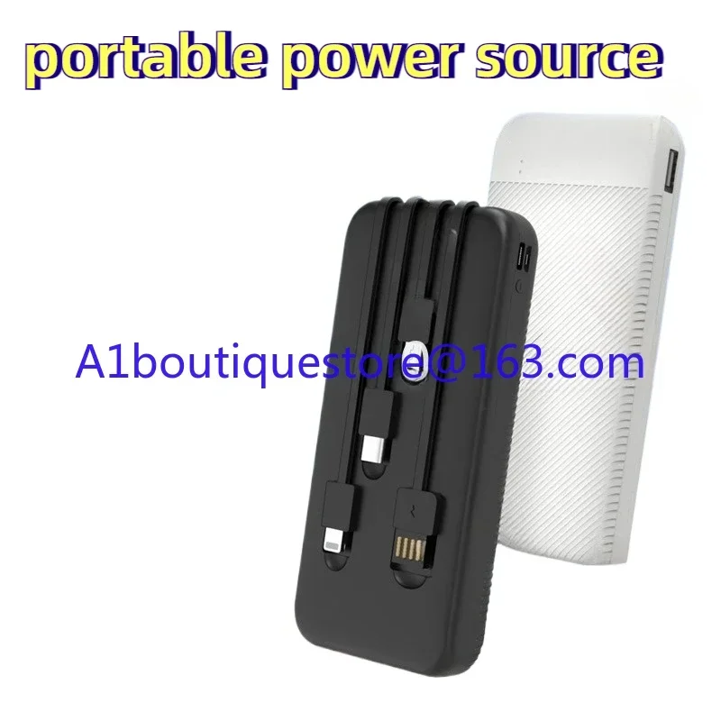 Mobile Power Supply Comes with 4-Wire Pd22.5w Super Fast Charge 10000 MA Portable Power Bank