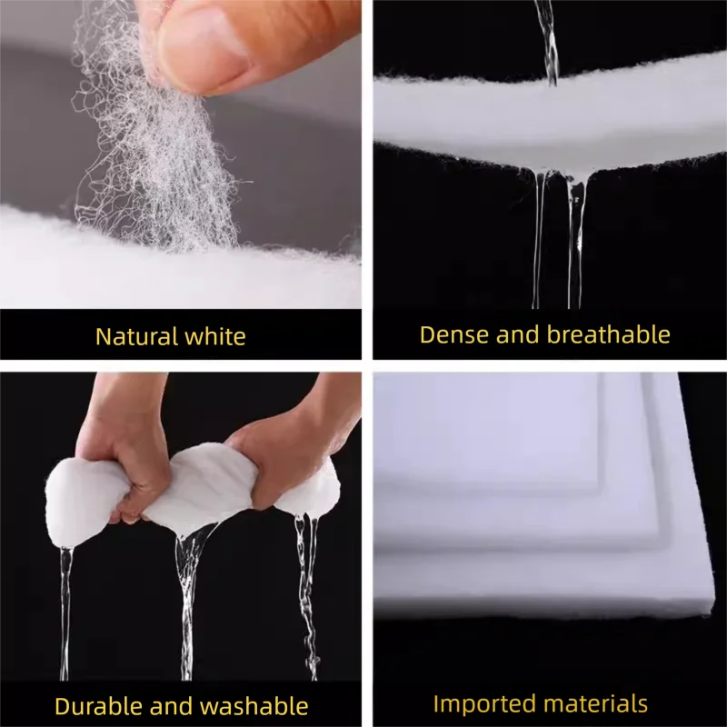 100x100cm White DIY Filter Cotton Cleaner Parts High Efficient Composite Air Purifier Filter Cotton Aquarium Foam Skimmer
