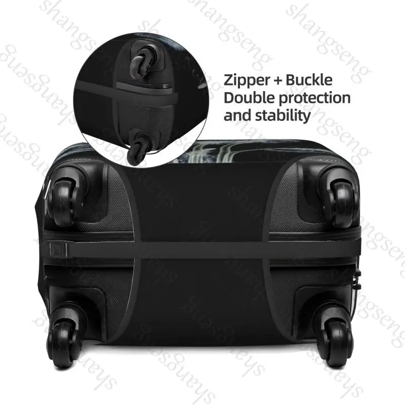 Dandelion Travel suitcase protective case, suitcase cover, elastic protection, washable Luggage cover, 18-32 in