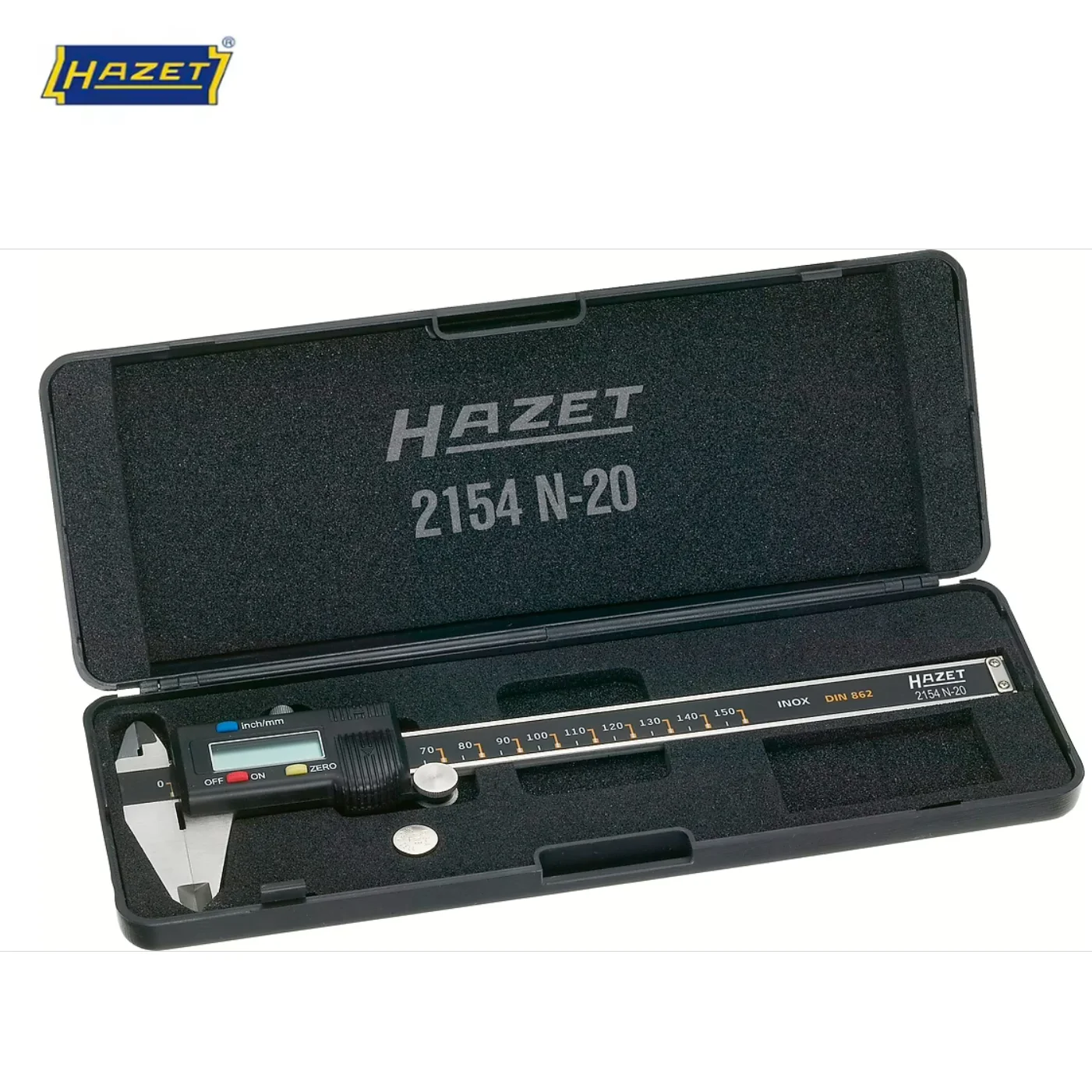 HAZET Made Germany New Hardened Stainless Steel 0-150mm Digital Caliper Vernier Caliper Micrometer Electronic Vernier Measuring