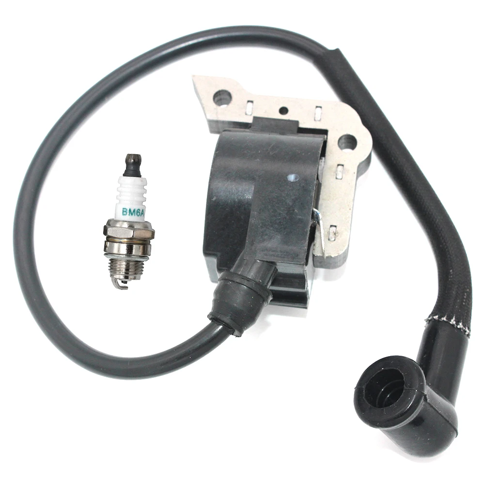 Ignition Coil Module with Spark Plug For Makita DCS6000i DCS6800i Chainsaw PN 030143040