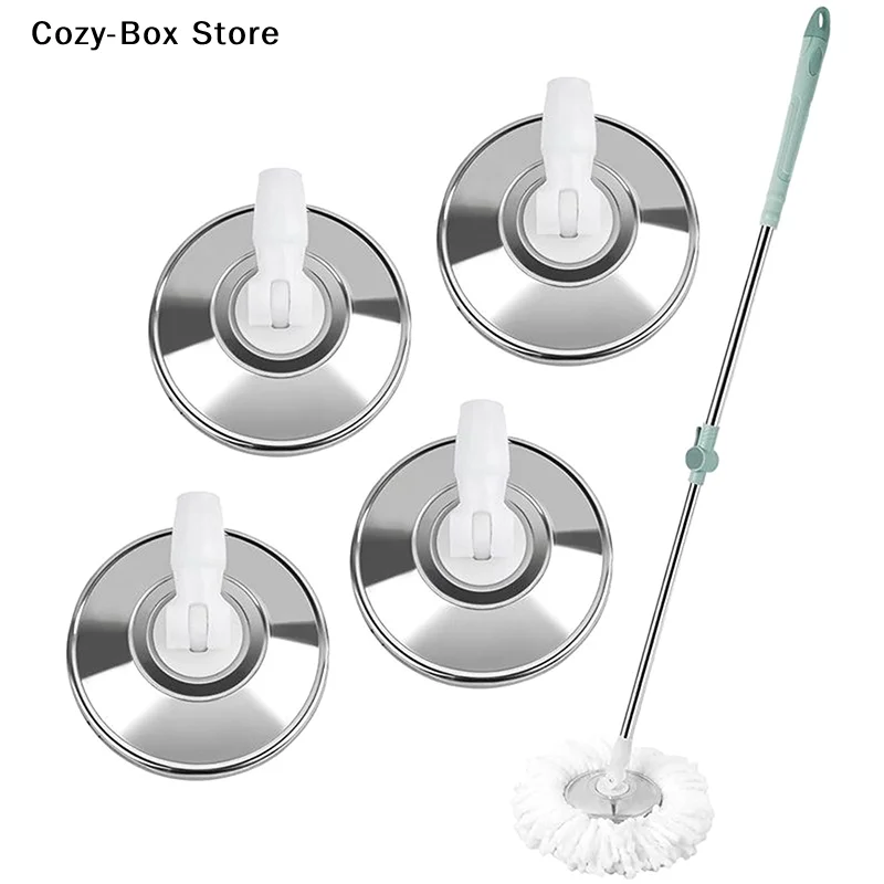 [ZY]Universal Mop Head 16cm Stainless Steel Household Rotary Mop Head To Replacement Plastic Telescopic Mop Accessories[ZY]