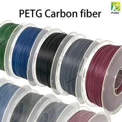 PINRUI PETG-filamento de fibra de carbono para impresora 3D FDM, Material compuesto de alta resistencia, 1,75mm, 1kg/2,2 libras