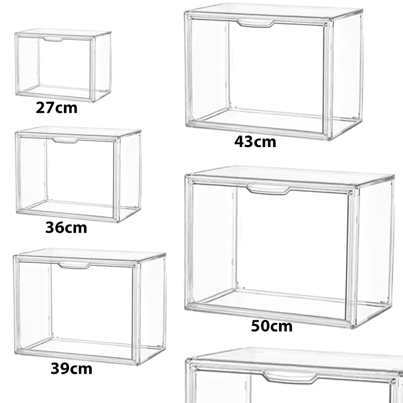 

Multi functional foldable storage box, suitable for statues, jewelry, cosmetics, - oversized acrylic box