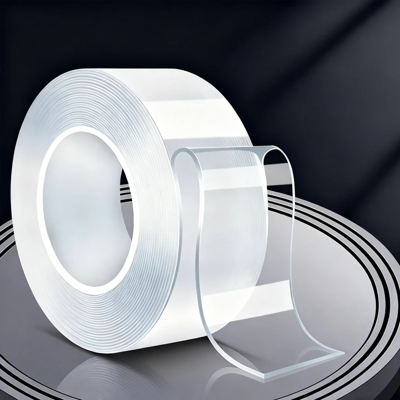 

3 м прозрачная водонепроницаемая лента, термостойкая лента для украшения дома в ванной комнате, двухсторонняя клейкая лента, прочная прозрачная нано-лента
