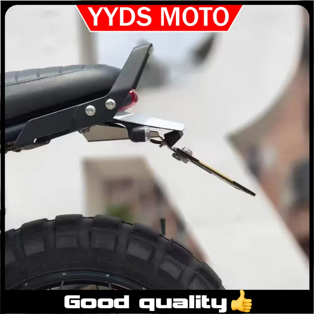 

Suitable for Brixton Crossfire 500, 500 X, and 500 XC Passenger Grab Handles, Side Bag Mounts, And License Plate Holder