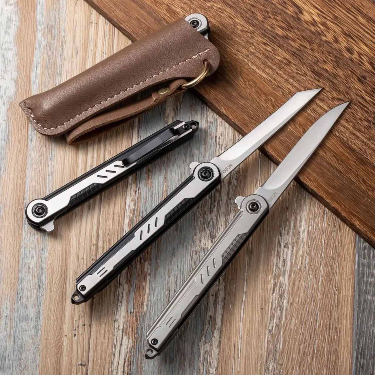 58HRC High Hardness Stainless Steel Folding Knife Alloy Handle Outdoor Multi Functional Folding Knife