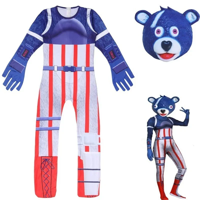 AA Halloween Fnaf Freddy Costume Kids Fredy Superhero Boys Girls Funny Party Child Animal Anime Cosplay Carnival S 2025 New