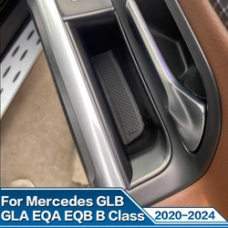 2X Car Door Storage Box Bag Handle Interior Accessory For Mercedes Benz W247 X247 H247 EQA EQB GLB B GLA Class 2020 - 2024 2023