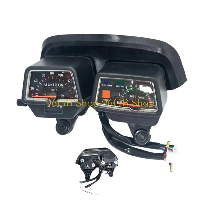 96GB Standard Motorbike Digital Display Tachometer Distance Measure Modifications