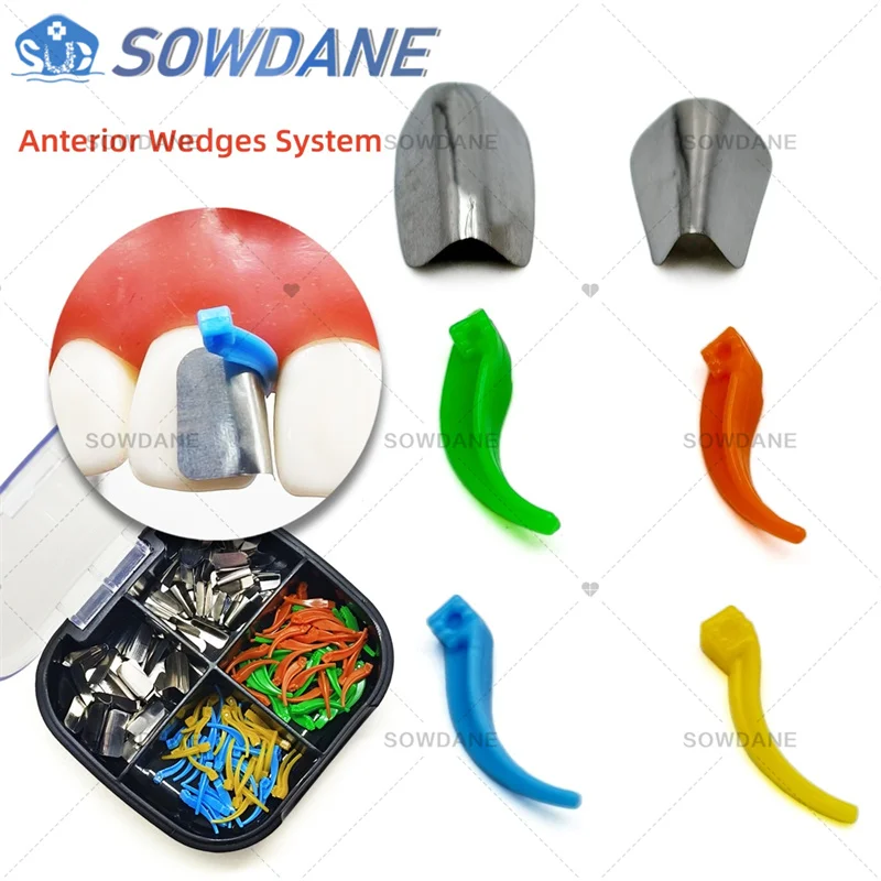 

Dental Anterior Matrix System Wedge Matrix Band Interdental Wedges Dentistry Supplies Oral Materials