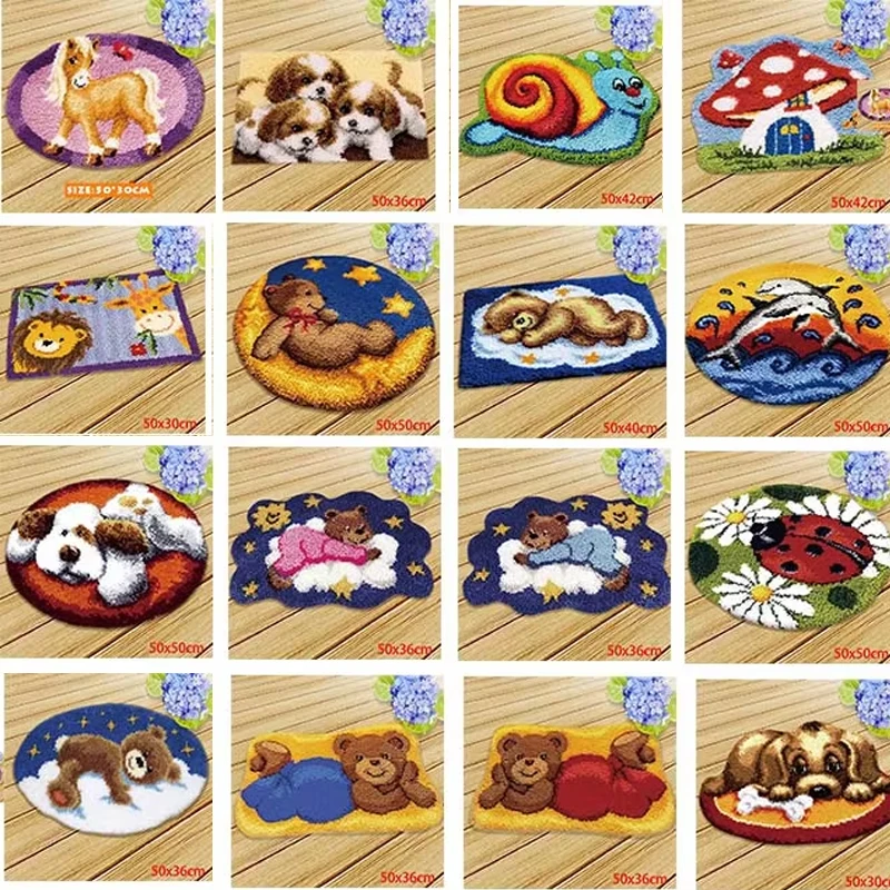 

Наборы для вышивания ковриков крючком с мультяшными животными (медведь), наборы для вышивки ковриков своими руками, наборы для вышивки ковриков крючком, наборы для вышивки ковриков в технике кросс-стич, сделай сам