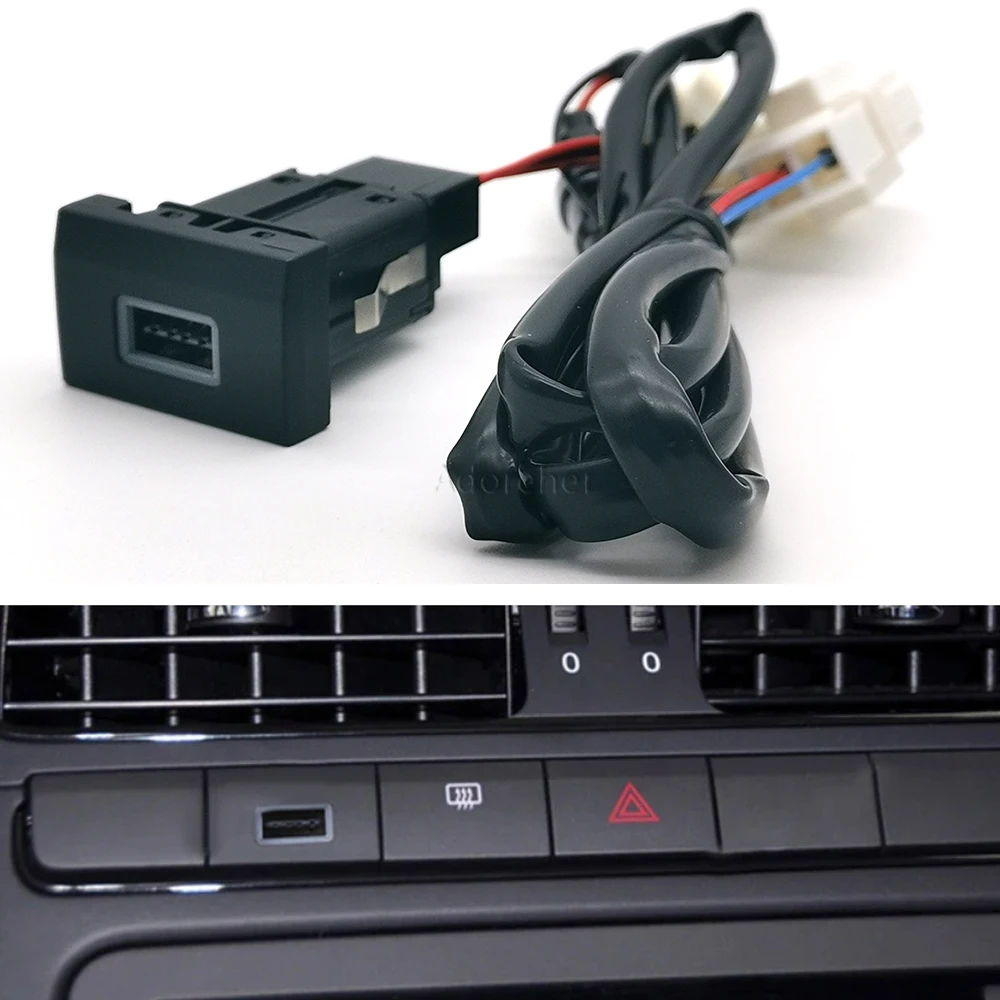 Автомобильное быстрое зарядное устройство 12 В/24 В QC3.0, USB-интерфейс, адаптер для быстрой зарядки телефона для Volkswagen POLO 2011 2012 2013