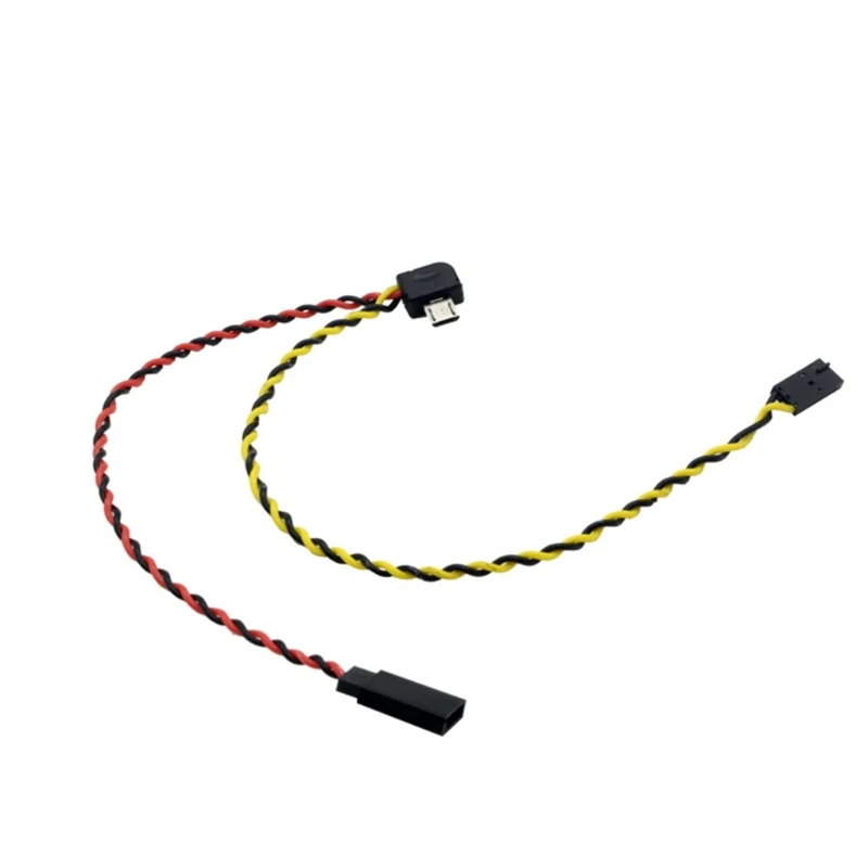 E56B Micro USB to Out Cable Cord for SJ4000 SJ5000 Camera FPV Cable Video Output Line for SJ4000/5000/6000 5.8G Receive