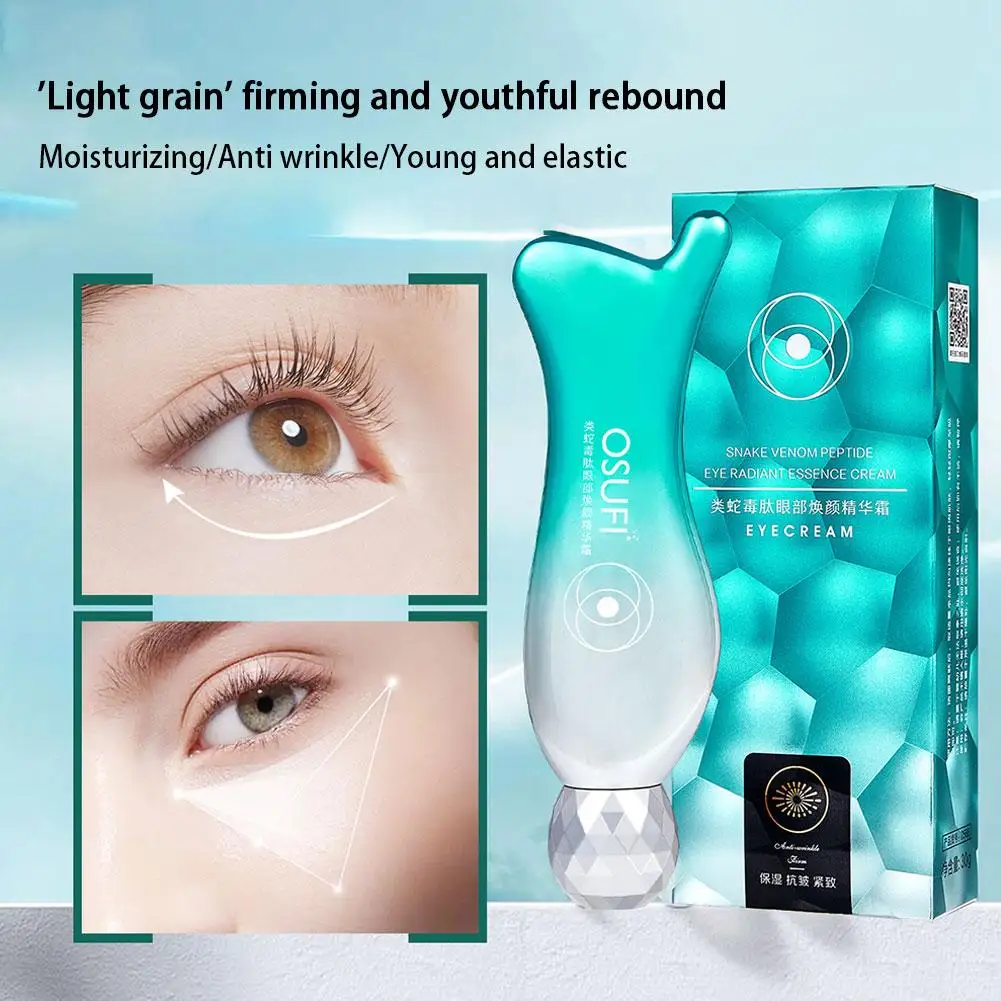 Snake Peptide Eye Essence Cream Firms Lifts Tightens Fine And Eye Reduces Lines Cream 30g Essence W9k0