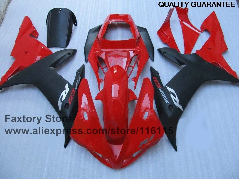 

New fairings set for YAMAHA R1 2002 2003 YZF R1 02 03 red black motorcycle fairing kit