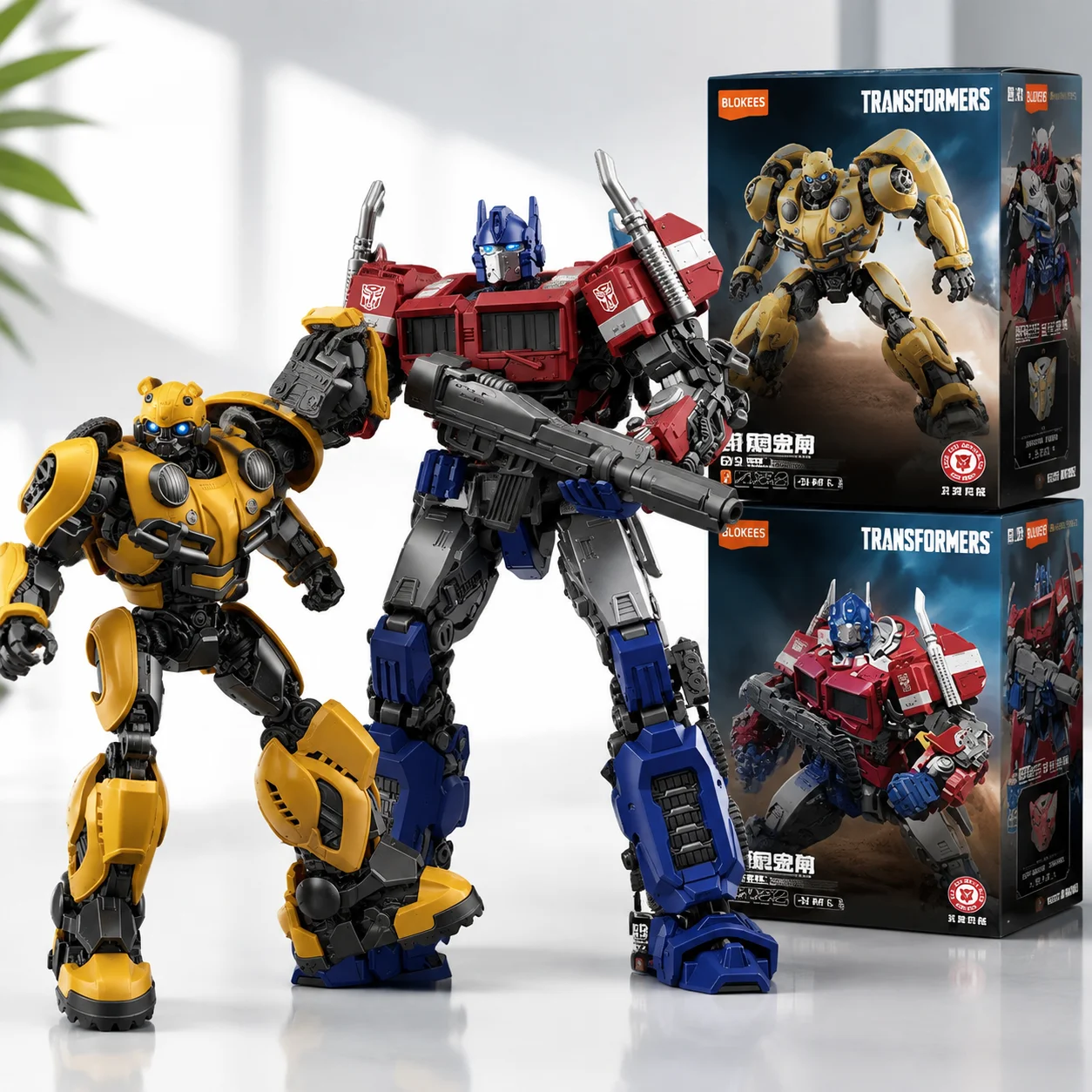 Blokees Bumblebee Transformation Movie 6 Actionfigur, zusammengebautes Sammler-Robotermodell, Geburtstagsgeschenke