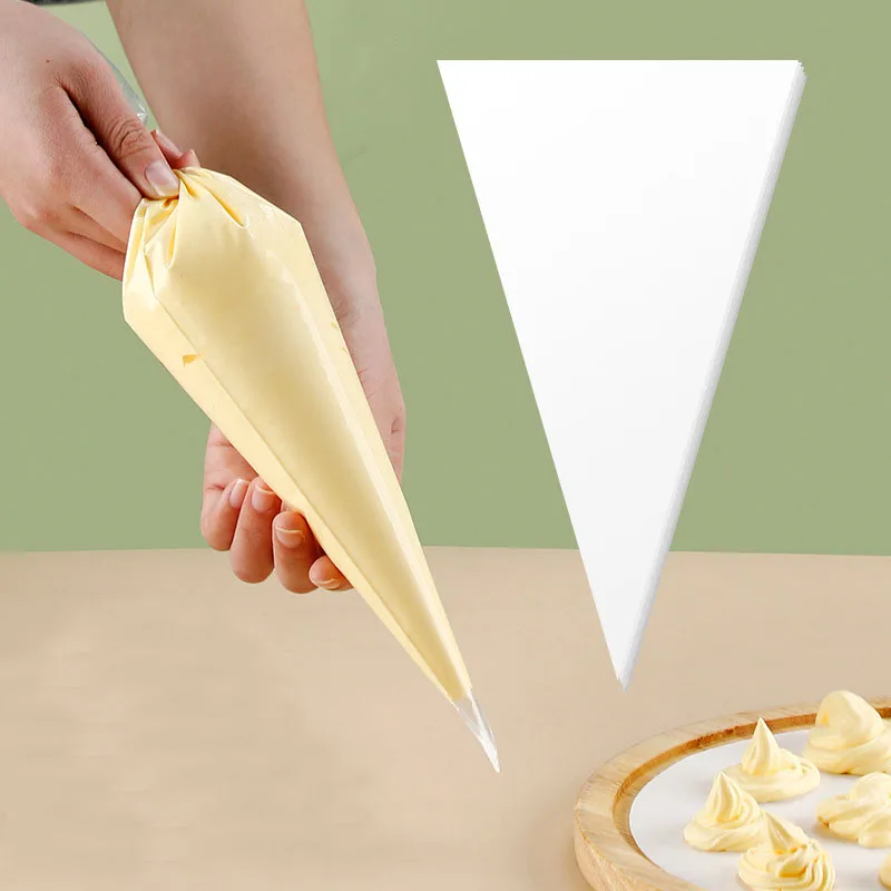 100pcs Disposable Pastry Bags, Thickened Leak-proof and Tear-resistant, Home Kitchen Baking Cake and Dessert Decorating Tools