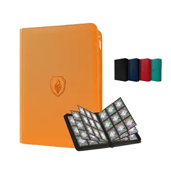 Classeur de cartes à fermeture éclair à 9 poches, livre de p...