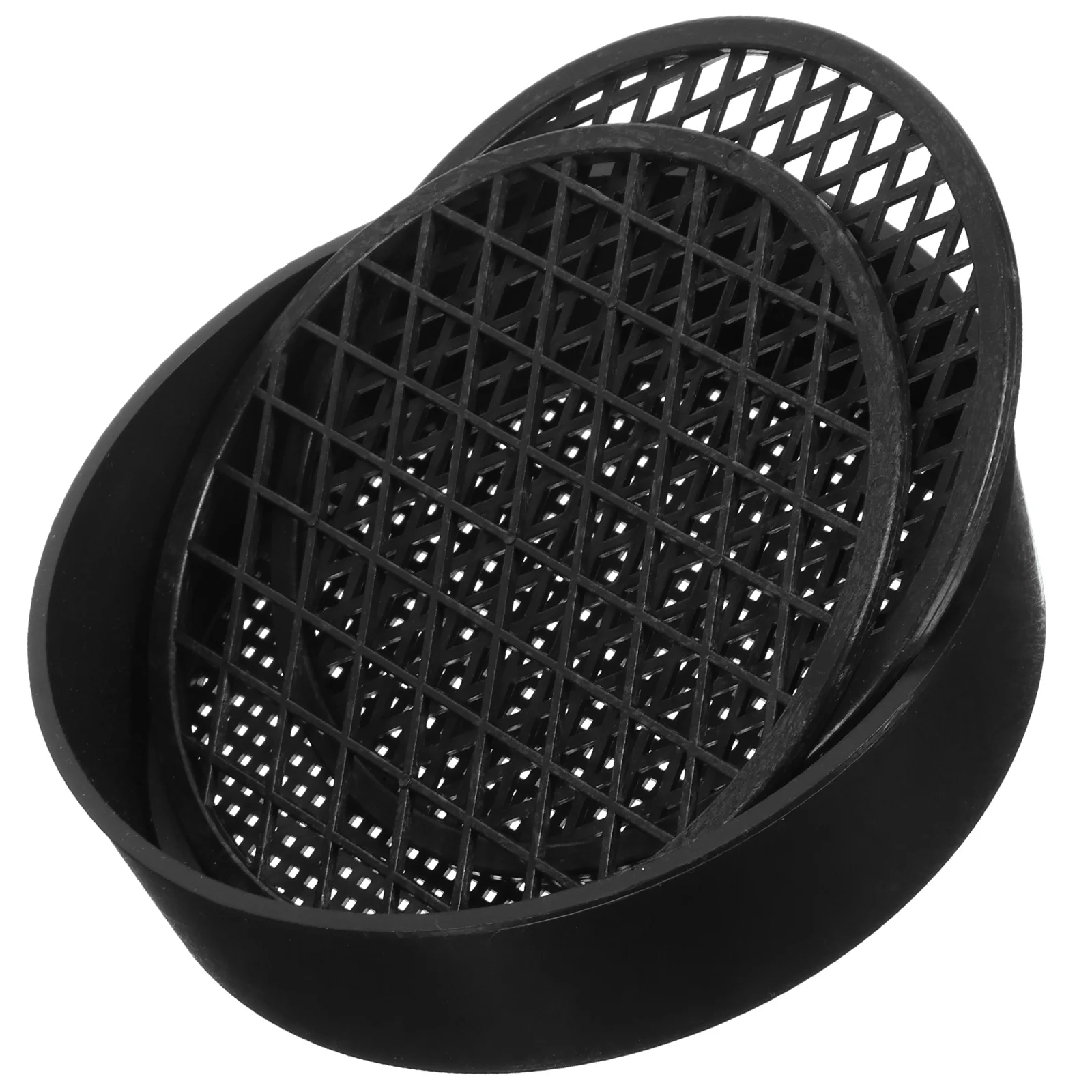 2 Pcs Sieve Mini Stackable Sifting Pan Sifter for Rocks Sugar Instrument Primary School