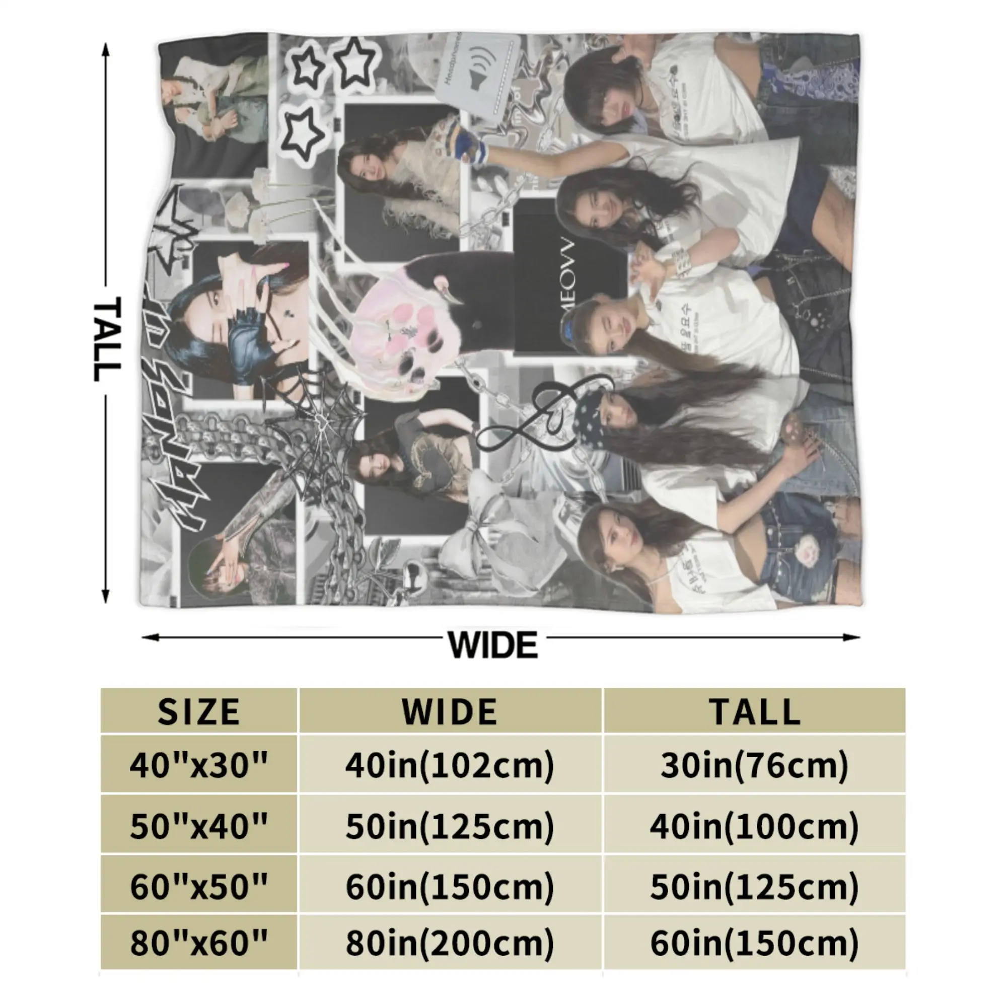 Meovv kpop k-pop مجموعة الفتيات Merch البطانيات فائقة النعومة الفانيلا رمي بطانية مريحة البساط قطعة #5