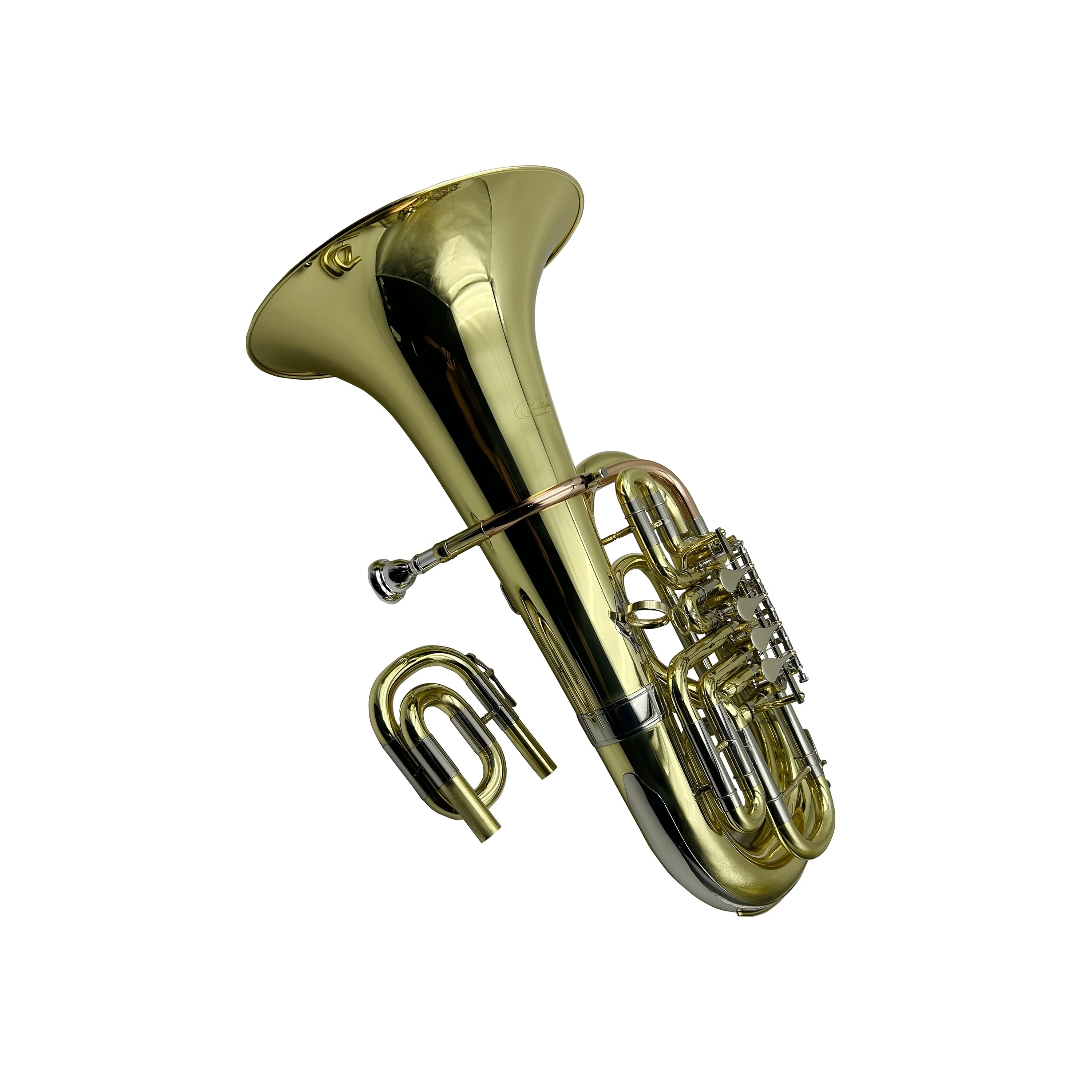 Goldfarbenes 4-Dreh-Euphonium – Musical Instrument Euphonium Bewertung und Preis