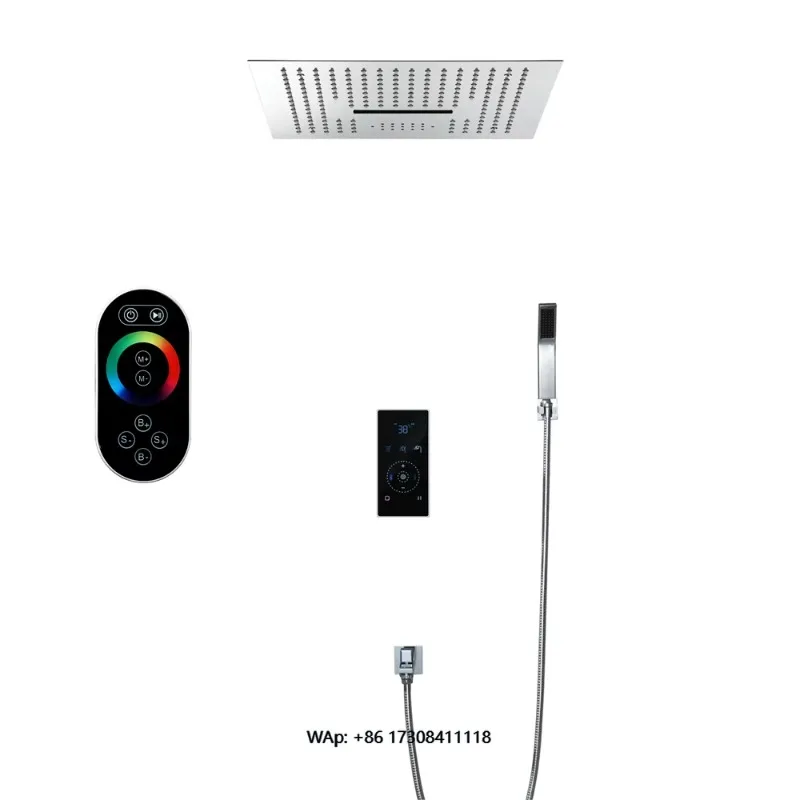 

Deluxe Music Led Shower System Touch Control Shower Controller Music Ceiling Shower Set