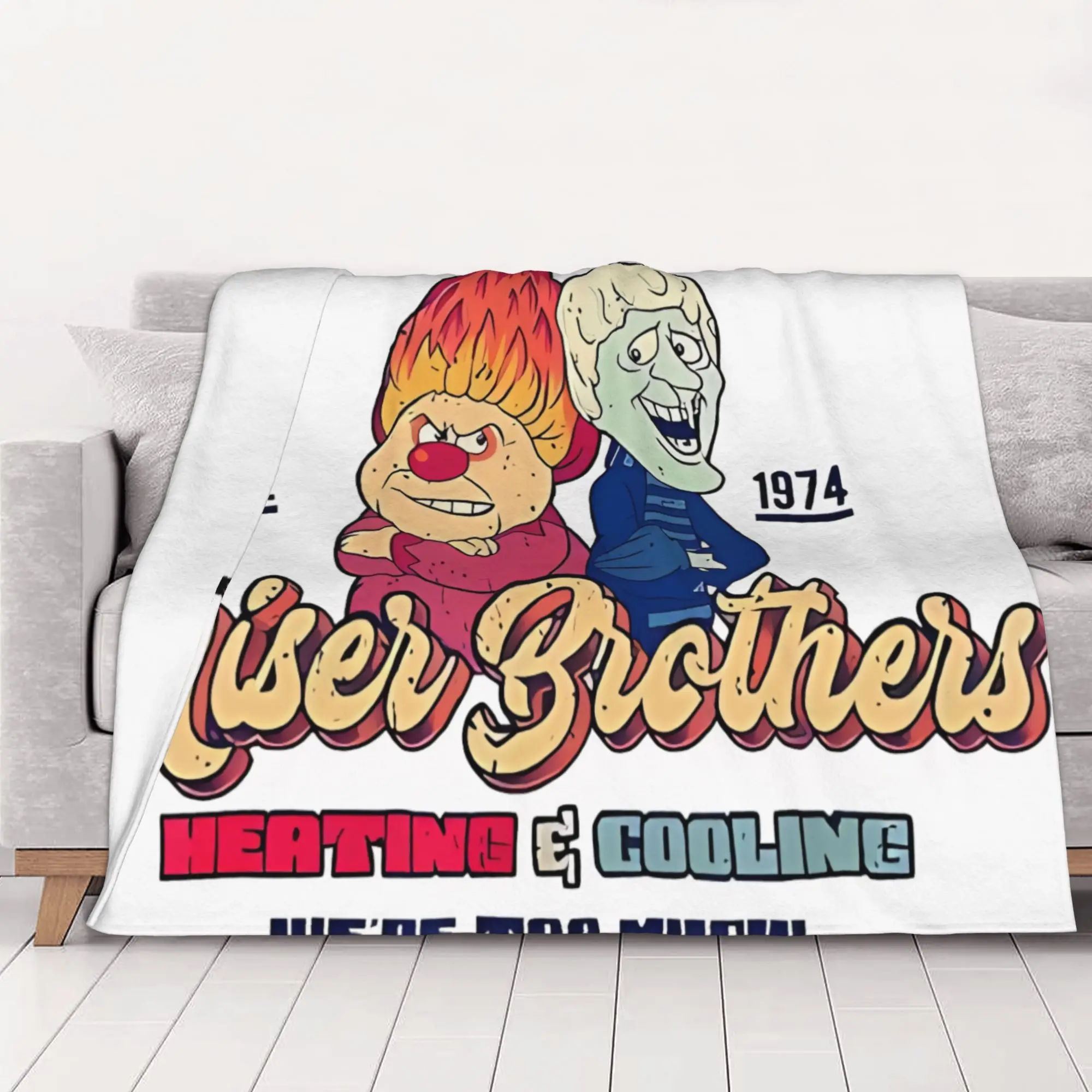 1PC home Cute Room Decor Classic Blanket Throw Blanket Miser Brothers Novelty Warm Blanket All Season