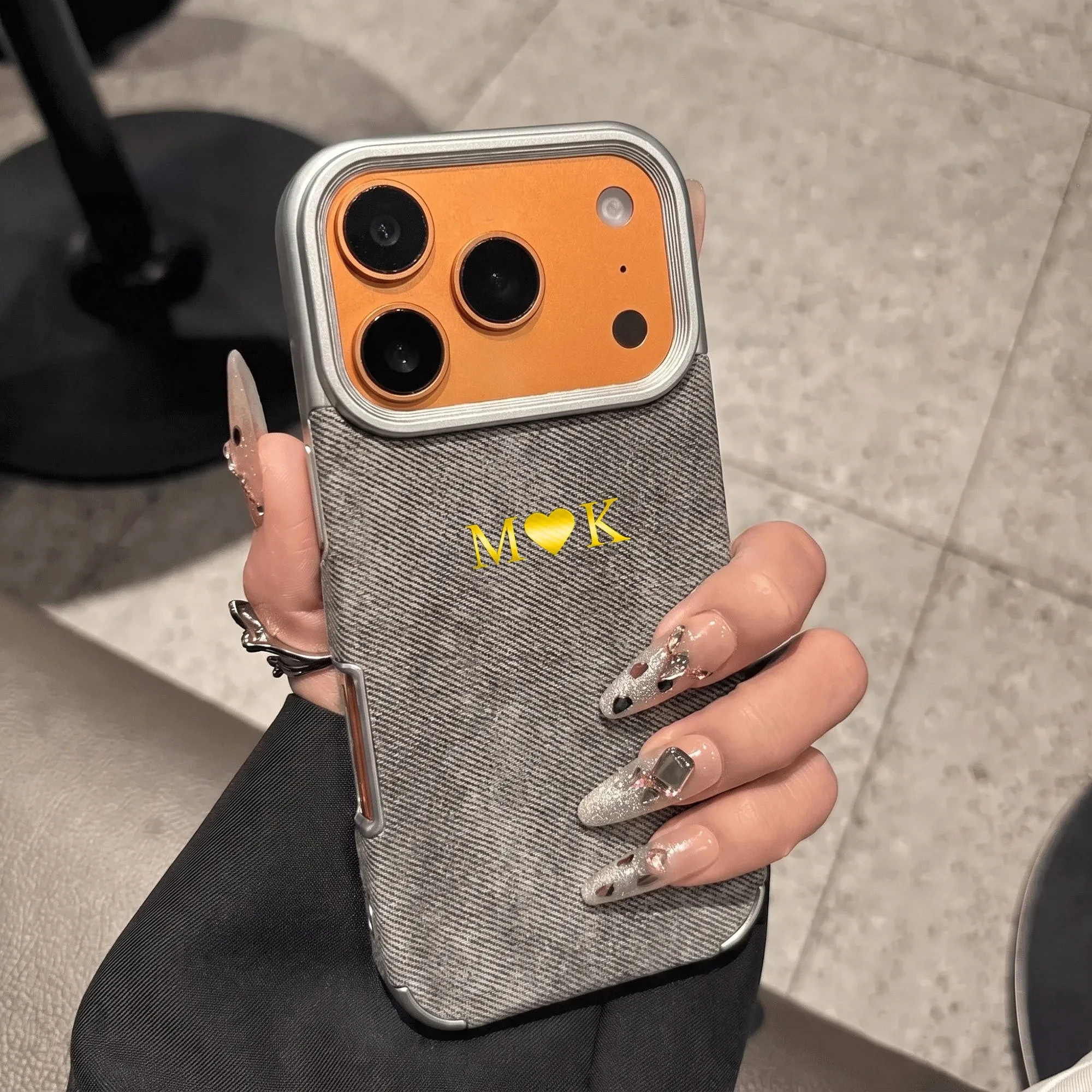 Custom Name Luxury Plating Cowboy Pattern Faux Leather Case for iPhone 18 17 16 15 14 13 Pro Max DIY Letter Hot Foil Engraved