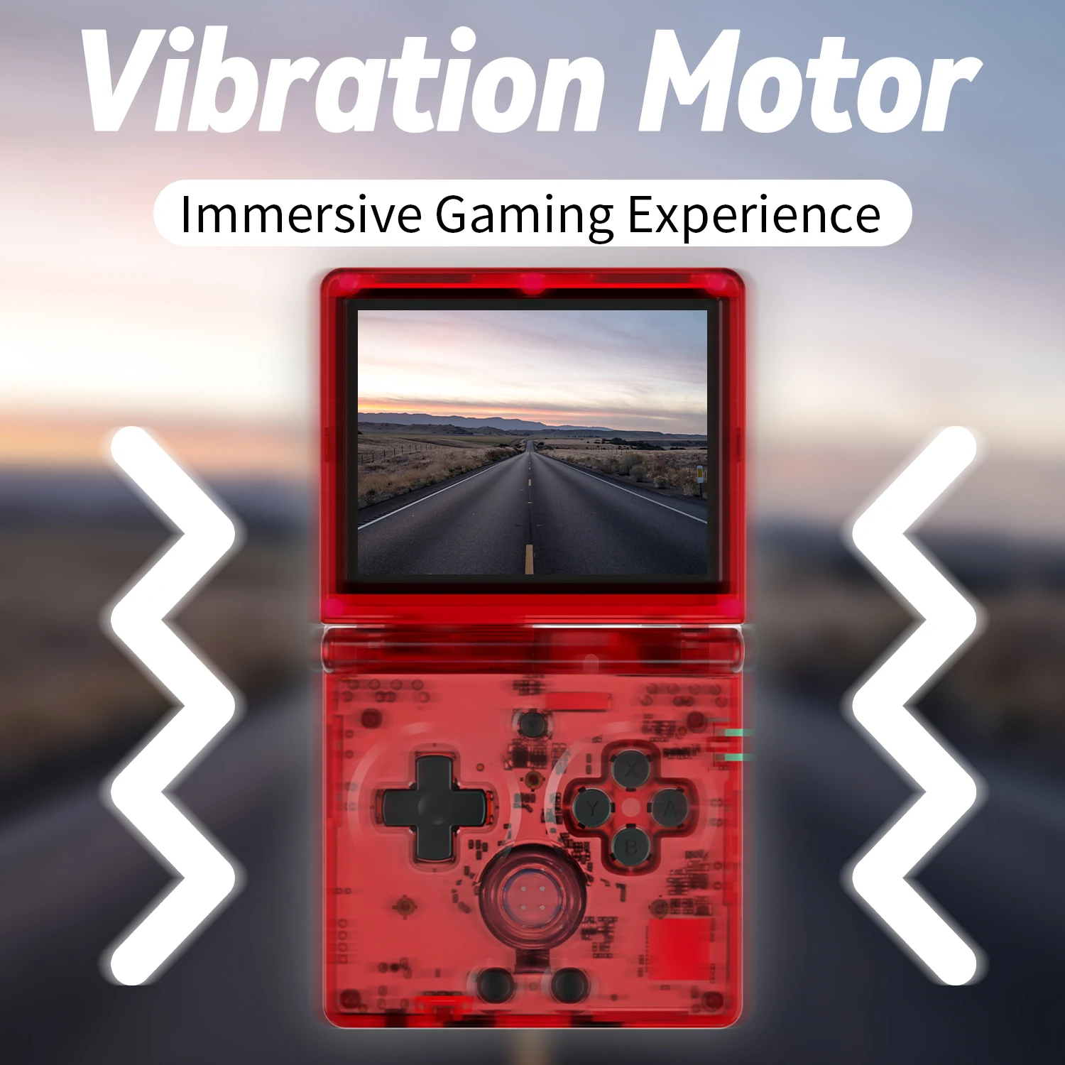 جديد RG35XXSP وحدة تحكم بجهاز لعب محمول 3.5 بوصة IPS صدفي وحدة تحكم ألعاب الفيديو 64 بت نظام لينكس 64G تشغيل عبر الإنترنت