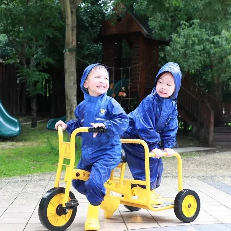 

80-155cm Children's Raincoat Waterproof for Girls Boys Kids Rain Coat Cover Cloak Trench Jumpsuit Playing Rainwear Poncho Tarp