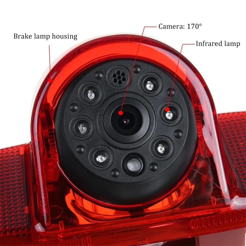 High Definition IR Night Vision Rear View Backup Brake Light Camera For Renault Trafic MK2 Vauxhall Opel Vivaro A X83