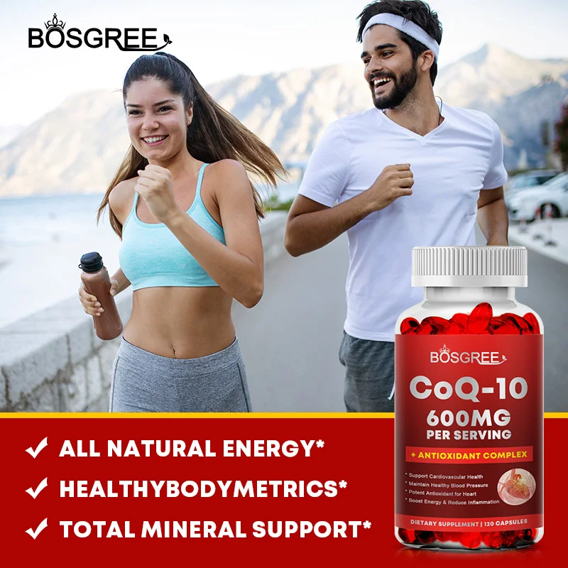 Coenzyme CoQ10 Capsules High Absorption,for Heart Health,Cardiovascular Health,Cellular Energy Production & Healthy Aging Suppor