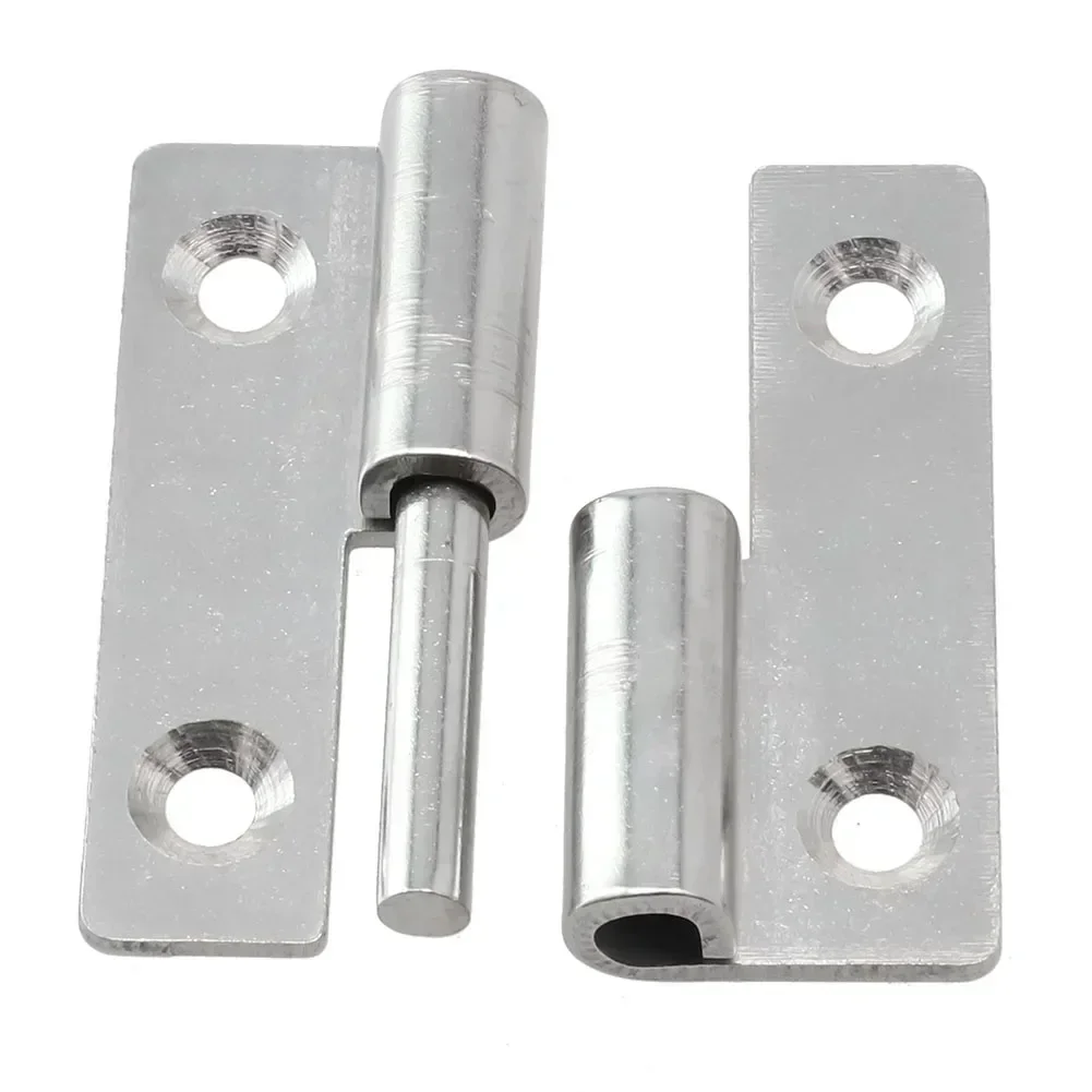 Detachable Hinge Slip Joint Flag Lift Off Detachable Door Stainless Steel Remove Hinge For Cabinet Wardrobe Furniture Hardware