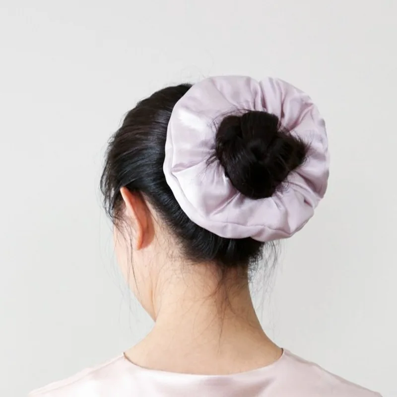 

1pc Large Intestine Headband Female Hair Tie High-end Feeling Sleep Nourishing Satin Summer Headwear