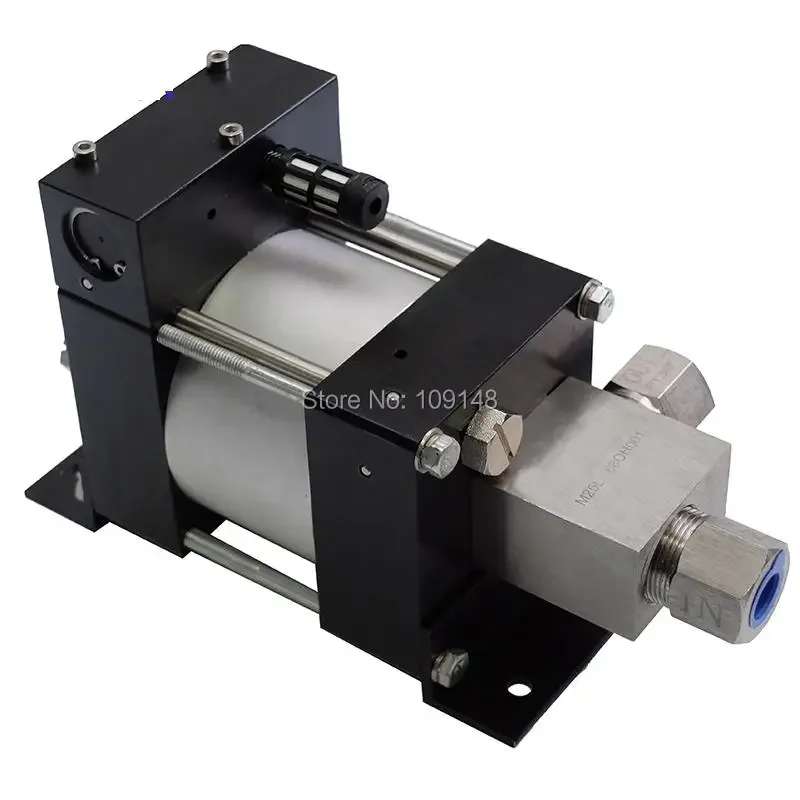 Free shipping Model: M25-CO2 100-200 bar pressure Air operated CO2 liquid booster pump for Co2 tanks filling