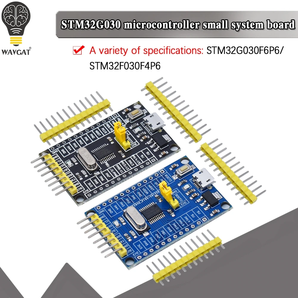WAVGAT 48 МГц STM32F030F4P6 STM32G030F6P6 Малая плата разработки систем CORTEX-M0 Core 32-битные панели разработки мини-систем