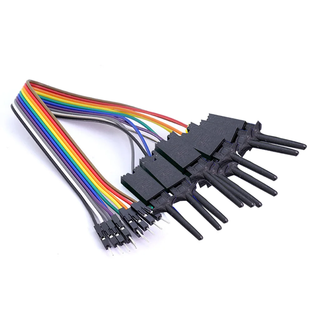 Firmly Clamped Test Points Easy Chip and Pin Connection with Efficient Logic Analyzer Cable Gripper Probe Test