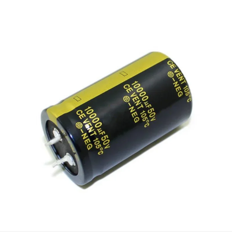 2 قطعة/الوحدة 10000 فائق التوهج الألومنيوم مُكثَّف كهربائيًا 25V 35V 50V 63V 80V 100V عالية التردد منخفضة ESR مكثف