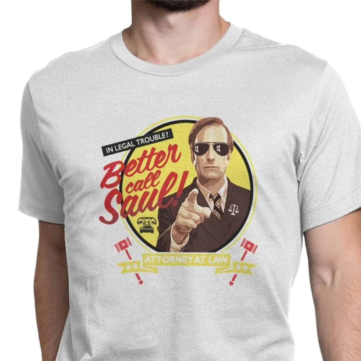 Novelty Tee Shirt If You\'re Gonna Make That Call You Better Call Saul Tee Shirts Men Crewneck Tshirts Gift Clothes for Summer