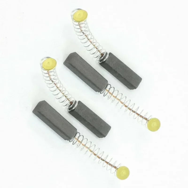 10pcs Power Tool Motor Coal Brushes  Feathered 6x6x20mm Motor Brush Drill Electric Grinder Replacement Carbon Brush