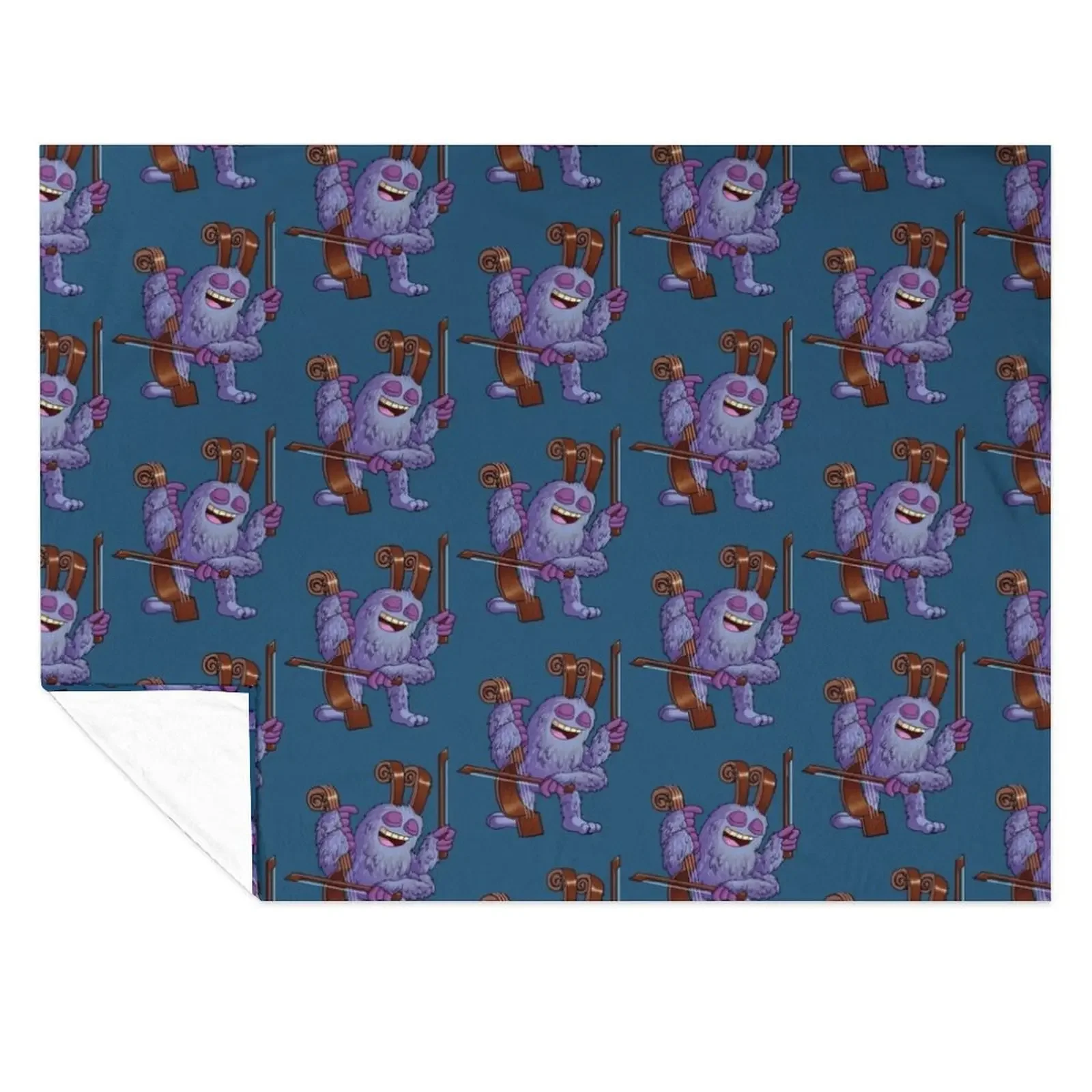 

My Singing Monsters Character Throw Blanket Hair Extra Large Throw Summer Beddings Hairy Blankets