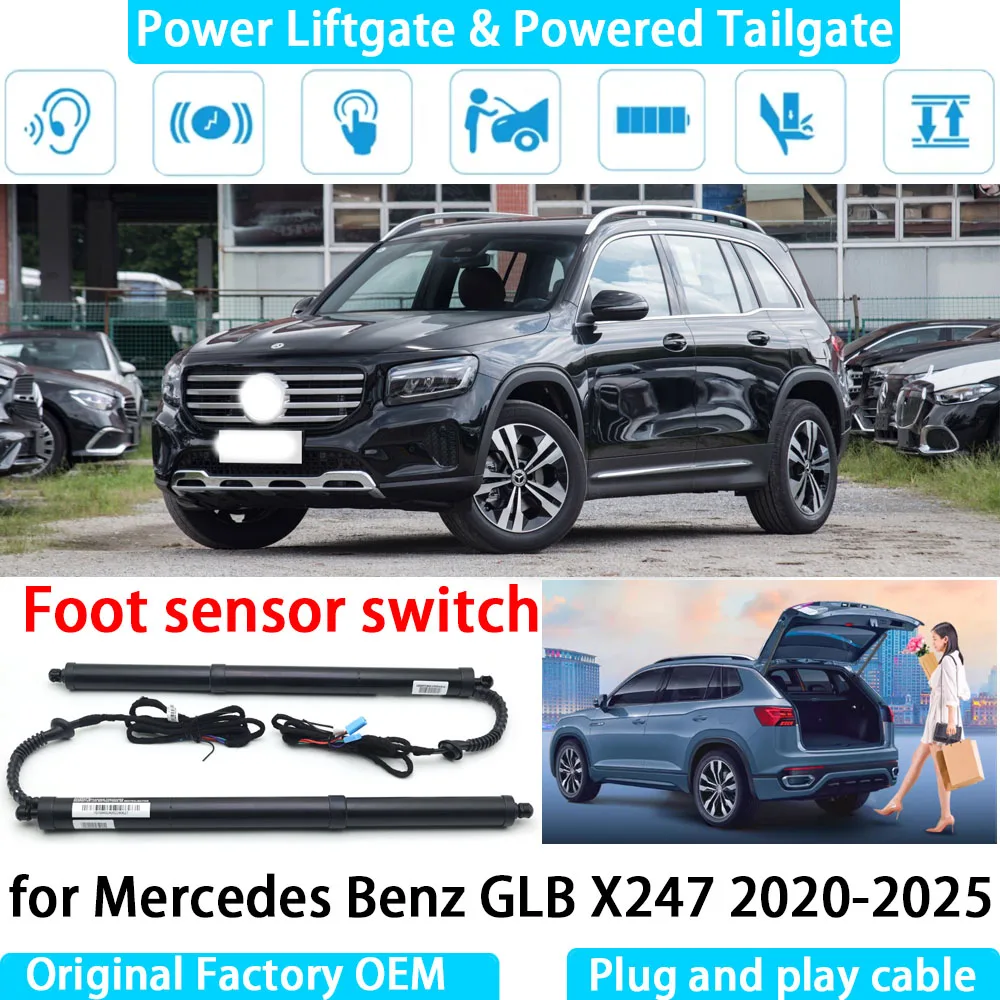 for Mercedes Benz GLB X247 2020-2025 Automatic Electric Power Liftgate Powered Tailgate Strut Tail Gate Lift System